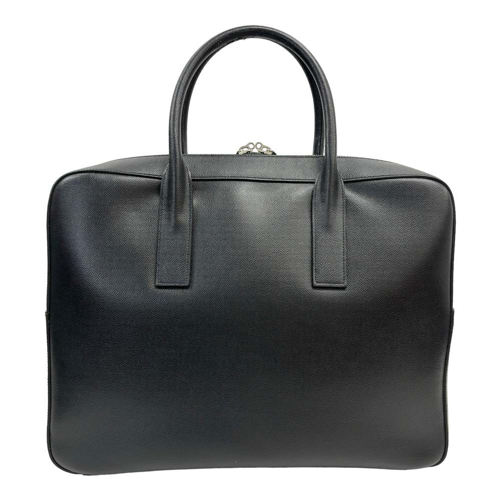 Saint Laurent Business Bag Leather Black Shoulder Handbag - Picture 9 of 10